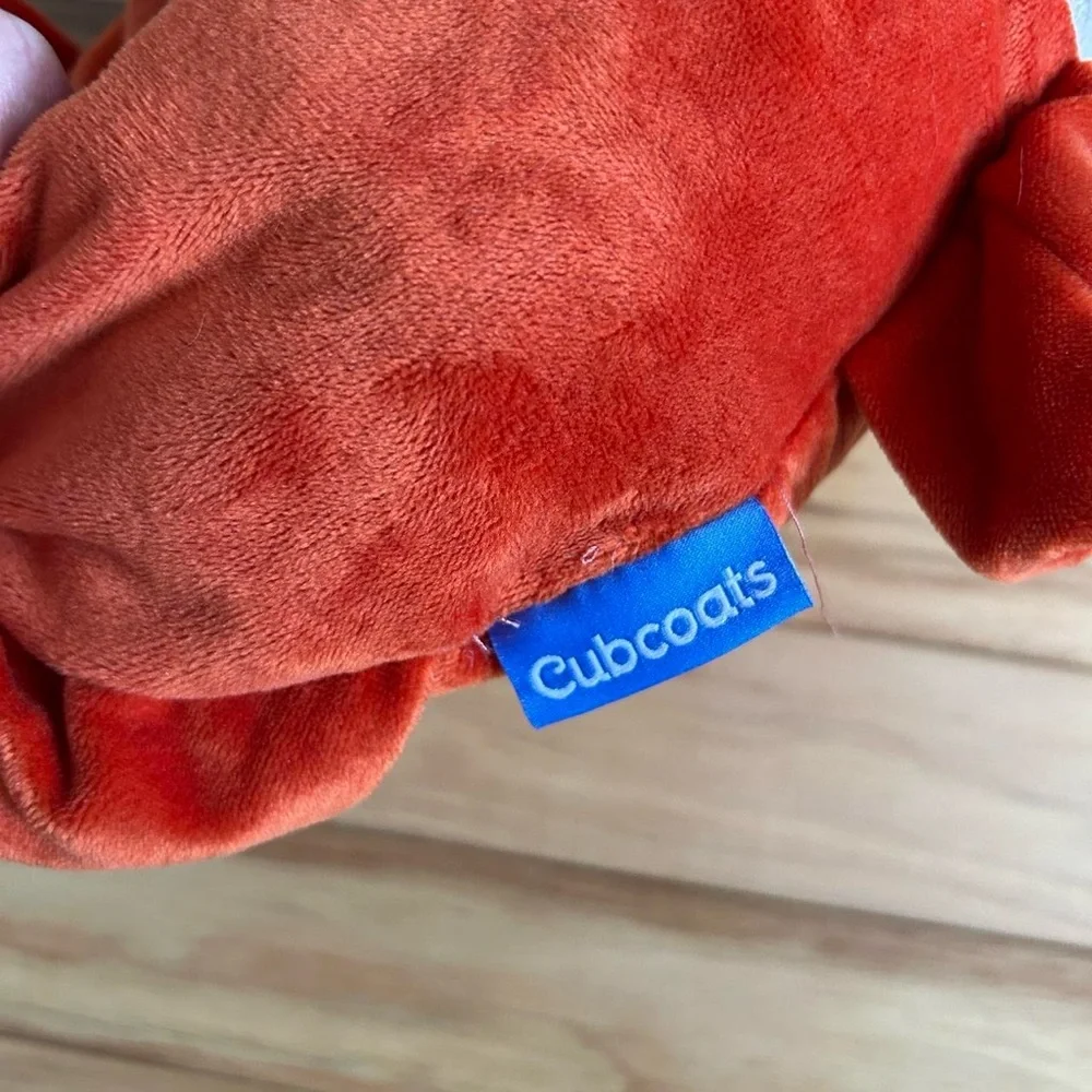 Flynn the Fox Cubcoat zip-up hoodie with ears and plushie Size 2 years